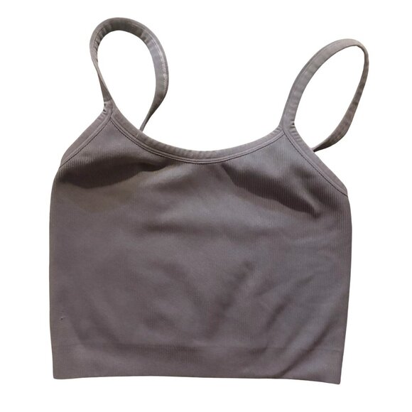 SET Active Tops - SET Active Sculptflex Body Crop Tank in Purple